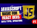 JavaScript Basics Part 1 Syntax Data Types Variables Operators