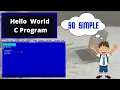 Hello World in C language Most simple program in C hindi