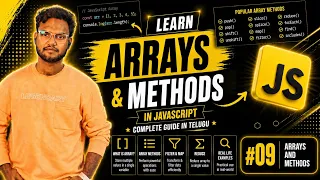 JavaScript Arrays Methods in Telugu Complete Array Tutorial with Examples JS Course