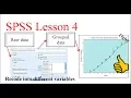 SPSS - Recode into different variables and ogive