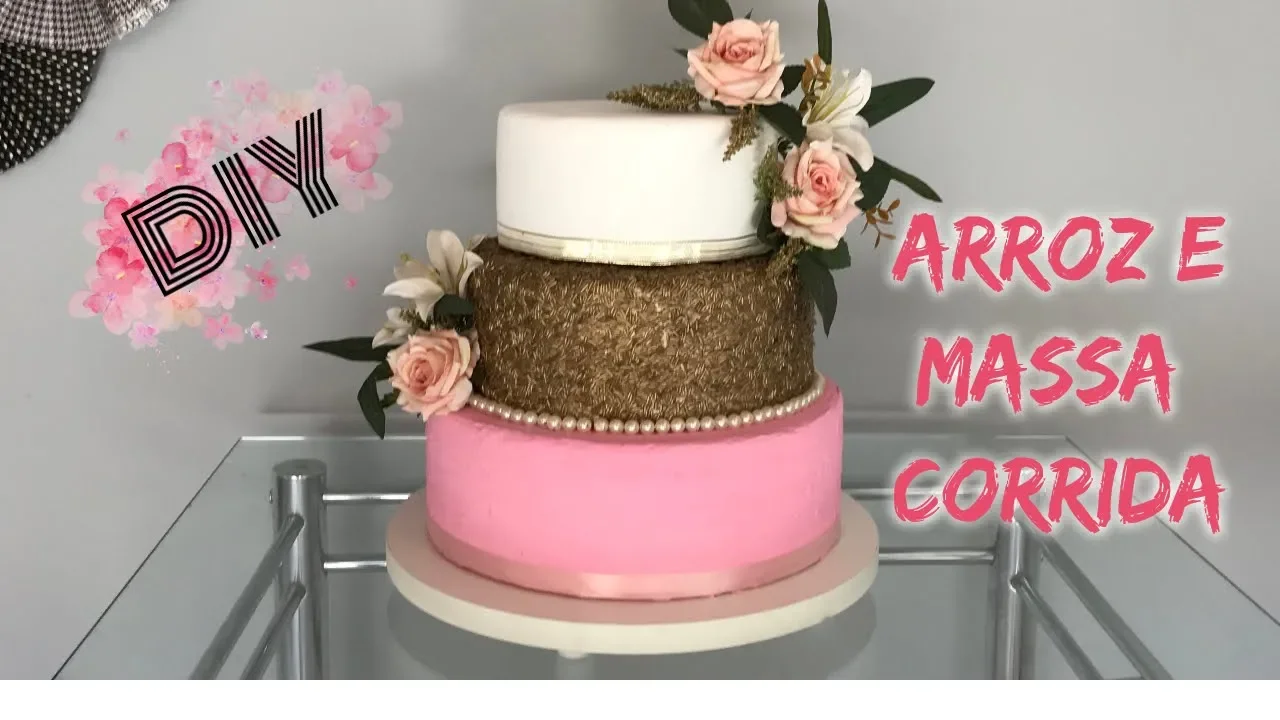 DIY BOLO FAKE  CASAMENTO   LETICIA ARTES