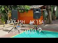 Lagu BARETONE MAX 15H vs HUPER AK 15A.  TES DI LAPANGAN  #speakeraktif #audiomixer #baretone #huper