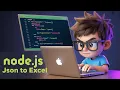 Node js Tutorial to Generate Excel File From JSON Data Using xlsx Module in Terminal
