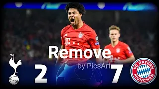 ملخص مباراة توتنهام 2 7 بايرن ميونيخ فضيحة كروية دوري الأبطال 2020 دور المجموعات 