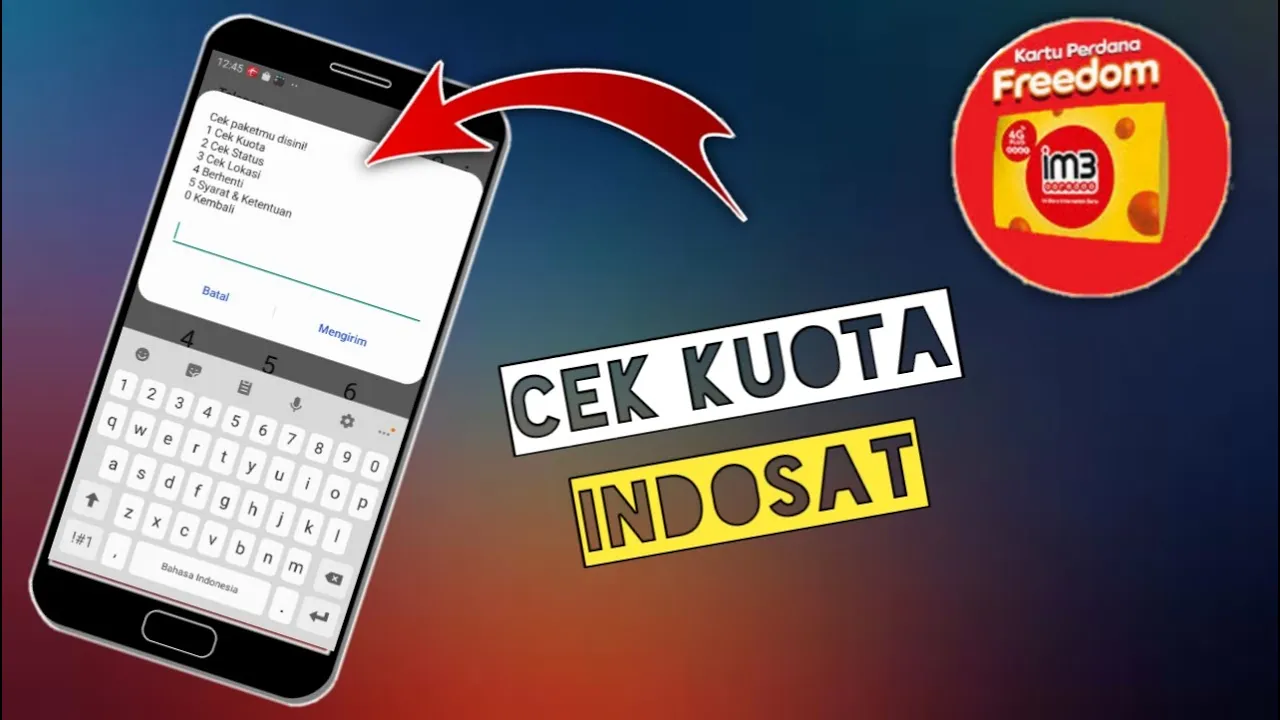 Cara Cek Kuota Indosat Ooredoo Dengan SMS. 