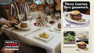 Ruth s Chris Steakhouse 3 Course for 55 15 Aug25