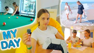 Мій день на Морі Vlog My little Nastya