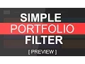 jQuery Portfolio Item Filter - Tutorial