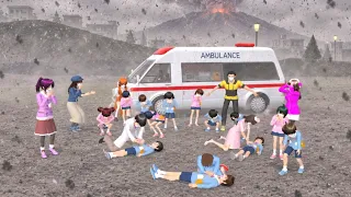 ABU VULKANIK MENYERANG KOTA SAKURA || SAKURA SCHOOL SIMULATOR DRAMA 