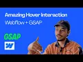 How to Make a Simple Webflow GSAP Animation Link Reveal on Hover