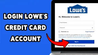How To Login Lowe s Credit Card Account 2024 Lowe s Credit Card Sign In Tutorial