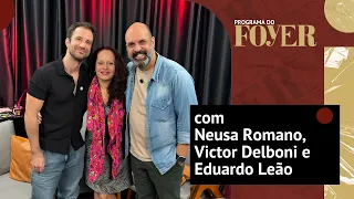 Com Neusa Romano, Eduardo Leão e Victor Delboni - Vindos de Longe -Programa do Foyer