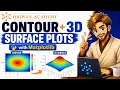 How to Create Contour and 3D Surface Plots in Python with Matplotlib