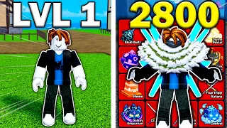 Noob To Max COLLECTING EVERYTHING In Blox Fruits