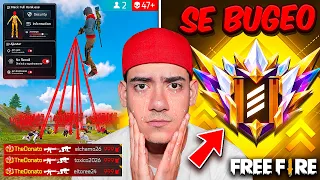 LLEGO A GRAN MAESTRO EN FREE FIRE Y ME BUGEAN EL RANGO POR USAR HACKS !! - TheDonato