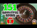 151 Real Roulette Spins - Day 2 Green Scoreboard Spin History