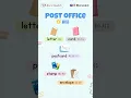 Illustrated English Vocabulary Thematic Learning - Post Office Essential Postal Vocabulary Pa
