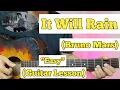 It Will Rain - Bruno Mars Guitar Lesson Easy Chords