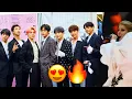 Download Lagu BTS reacts to Céline Dion My Heart Will Go On Billboard Music Awards Performance 2017! FANMADE