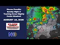 Storms Possible Sunday Night Tracking Some Slightly Cooler Weather August 16 2026