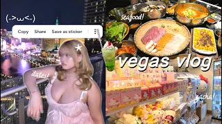2 weeks in las vegas vlog ☀️ (part 1) : going on dates & shopping, blind boxes, swimming, new hair