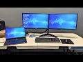 Dual monitors and docking station training