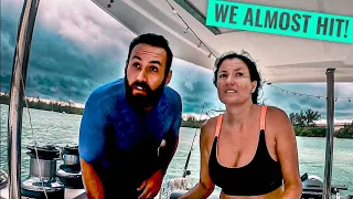 WE ALMOST HIT A SAILBOAT IN A STORM | Catamaran Sailing Florida Ep. 44