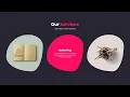 Responsive Animated Services Section design using HTML and CSS