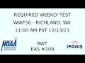 IPAWS Required Weekly Test - WWF56