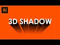 Long Shadow Text Adobe illustrator Tutorial
