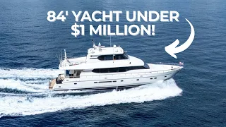 🚤 Tour the 2001 Monte Fino 82’ Yacht “Electrified” | FLIBS 2025 Yacht Walkthrough