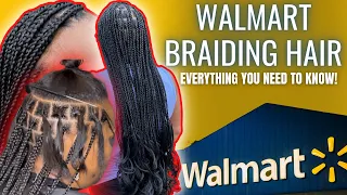 Medium Knotless Box Braids Using WALMART BRAIDING HAIR Artryssa Glam Tresses