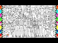 KPop Demon Hunters Coloring Pages Mix Satisfying Coloring Rumi Mira Zoey Mystery Abby Baby Saja