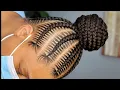 Stitch Bun How to do a stitch bun ponytail