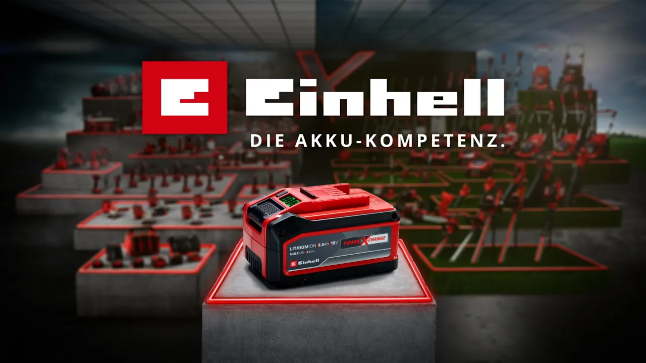 Das Power X-Change Akku System von Einhell Video