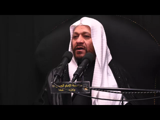 ⁣نعي - شهادة الامام موسى بن جعفر الكاظم (ع) - الشيخ عبد الكريم الخزرجي (ابو عباس)