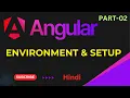 Angular Environment Setup Install Angular Angular Course Angular 18 Tutorials in Hindi Part 02