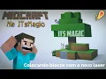 Placing blocks with the new laser Minecraft on ITsMagic Engine