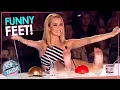 Amanda Holden FEET Up After NAUGHTY Woman Feet Act
