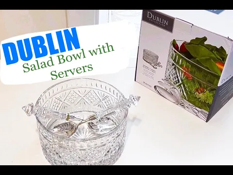 Download MP3 Unboxing & Review || DUBLIN Salad Bowl with Servers