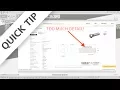 QUICK TIP Mastering McMaster