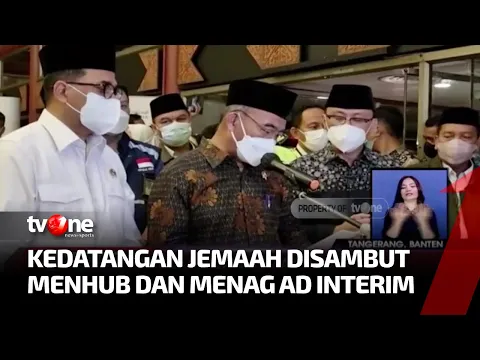 Rombongan Jemaah Haji Kloter 1 Tiba di Bandara Soetta