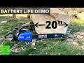 Electric Chainsaw Demo and Review Kobalt 80 Volt