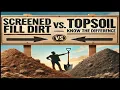 Fill Dirt vs Topsoil What s the Difference and Which One Do You Need
