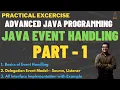 Event Handling in Java Delegation Event Model Event Classes Java Listener Interfaces PART 1