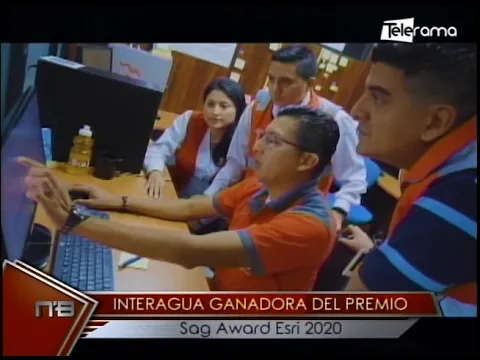 Interagua ganadora del premio Sag Award Esri 2020
