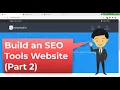Build SEO Tools Website SEO Studio Review Part 2 Customization Setup Tutorial