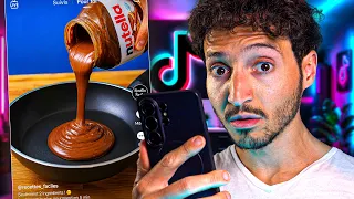 Je Teste les Meilleures Recettes Nutella de TikTok