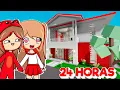 Download Lagu 24 HORAS en un MUNDO ROJO en Brookhaven Roblox con Mandarina