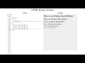 Make Online HTML Editor in JavaScript Step-by-Step 100 Working Code Editor in JavaScript